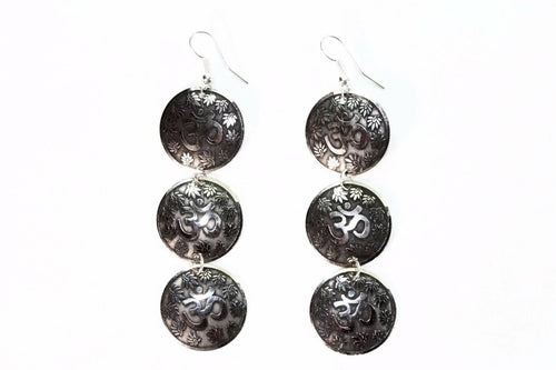 Triple Om Lotus Dangle