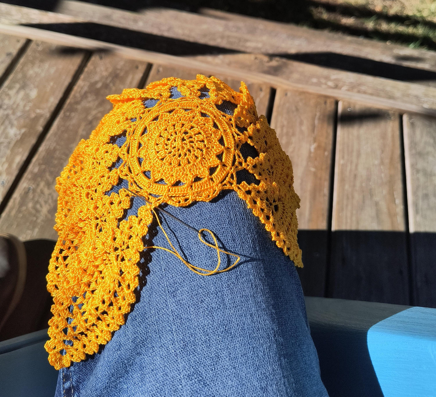 Solar Plexus Portal Mandala – Golden Sunburst Sacred Circle Crochet Pattern