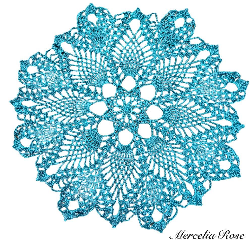 OCEAN TEMPLE MANDALA – Advanced Heirloom Thread Crochet Pattern