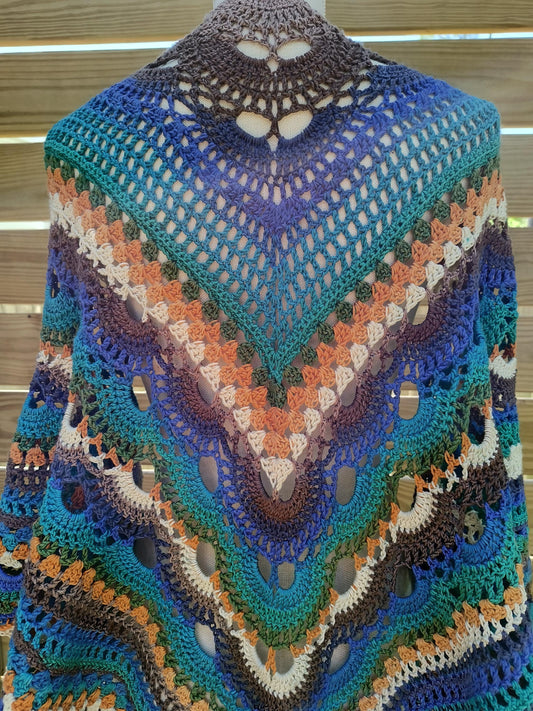 Peacock Majesty Prayer Shawl