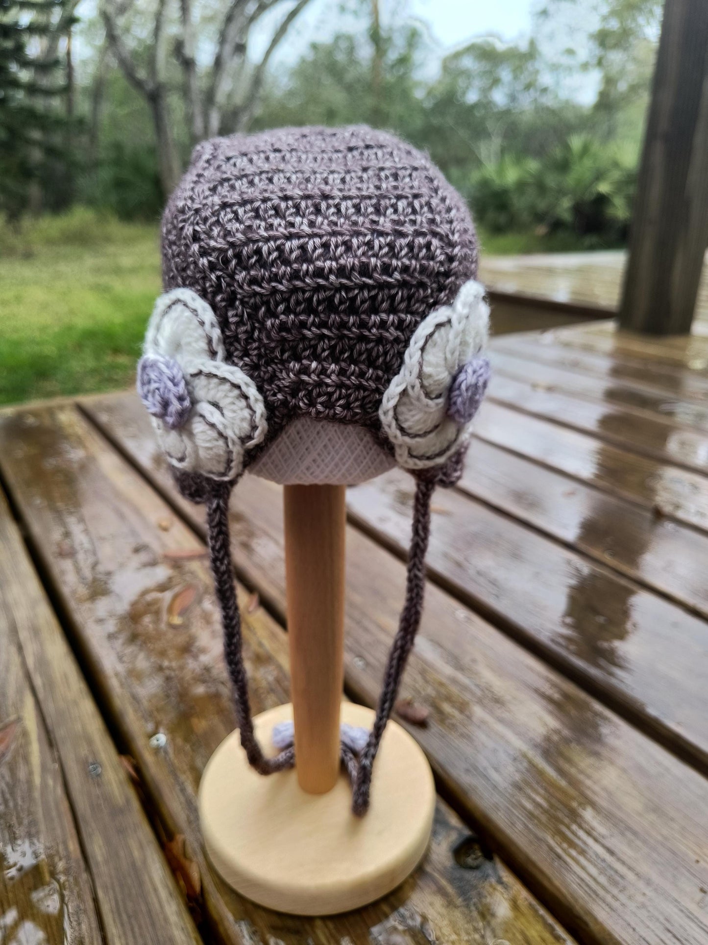 Whispering Flower Pixie Bonnet