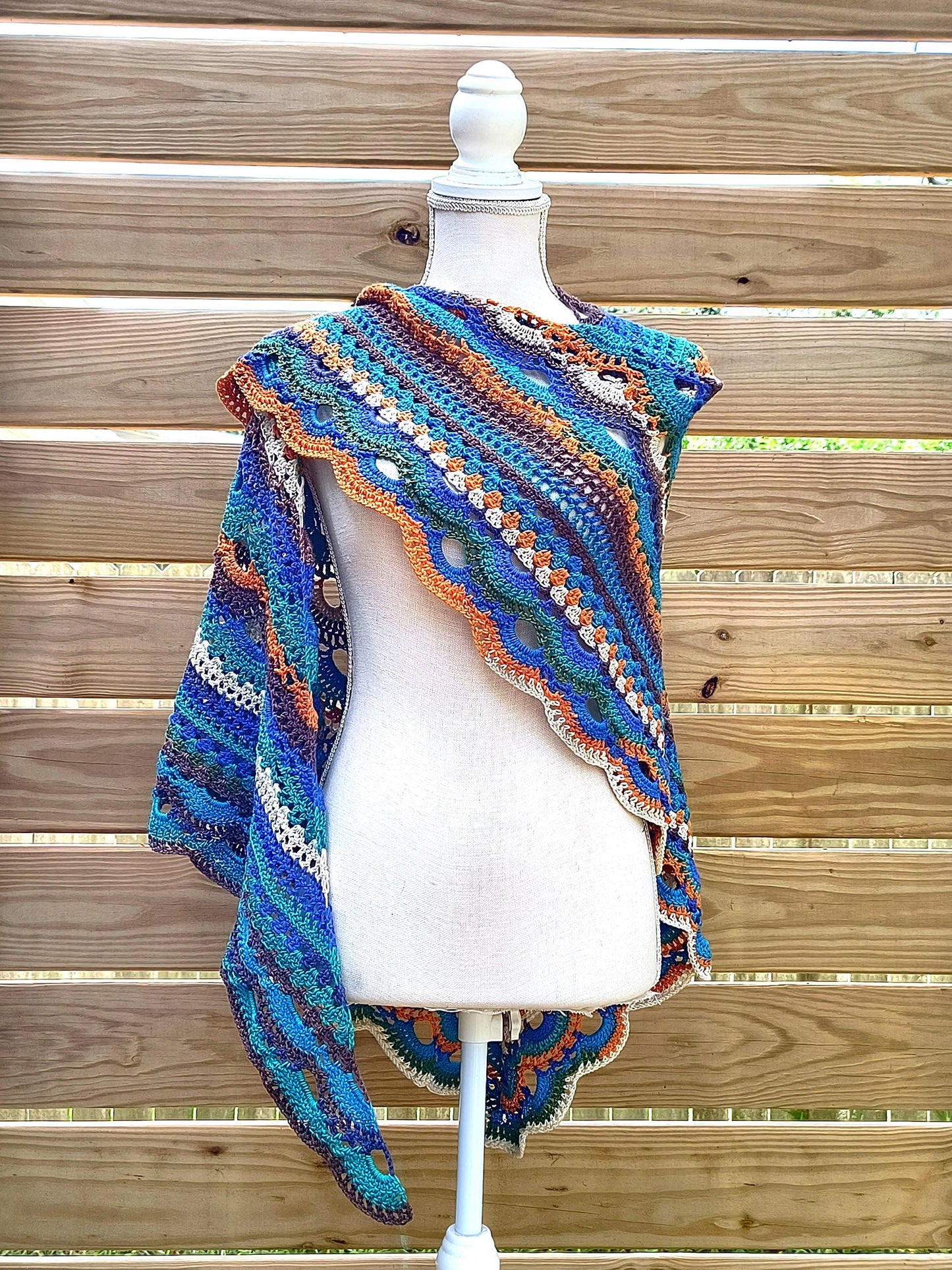 Peacock Majesty Prayer Shawl