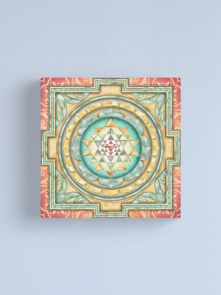 Sri Yantra Canvas Print (Unframed)