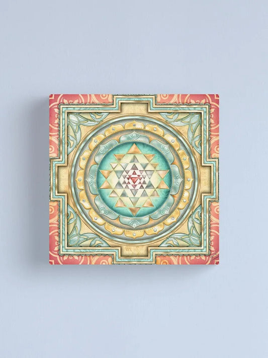 Sri Yantra Canvas Print (Unframed)