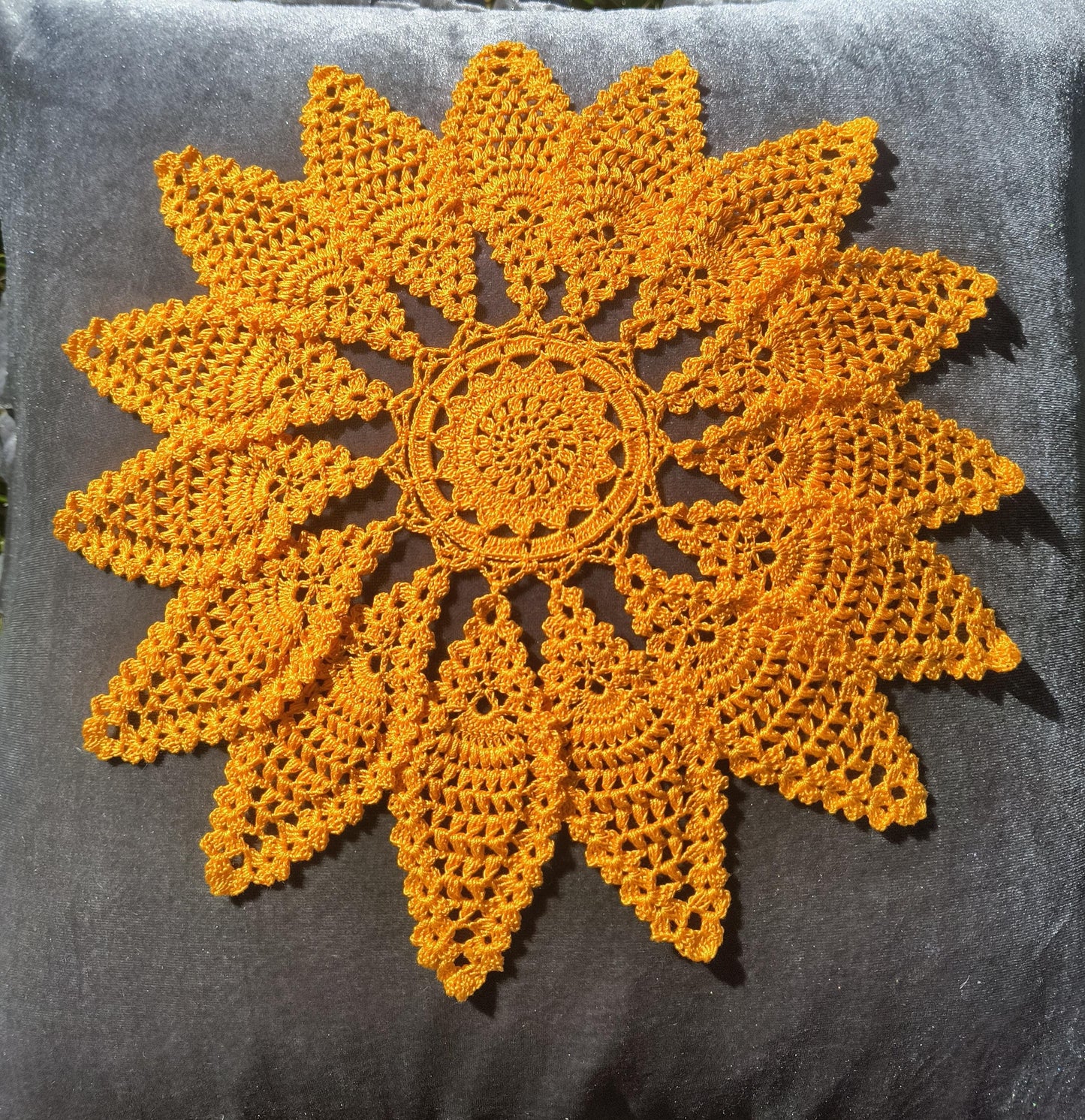 Solar Plexus Portal Mandala – Golden Sunburst Sacred Circle Crochet Pattern