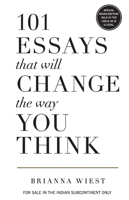 101 Essays That Will Change The Way You Think