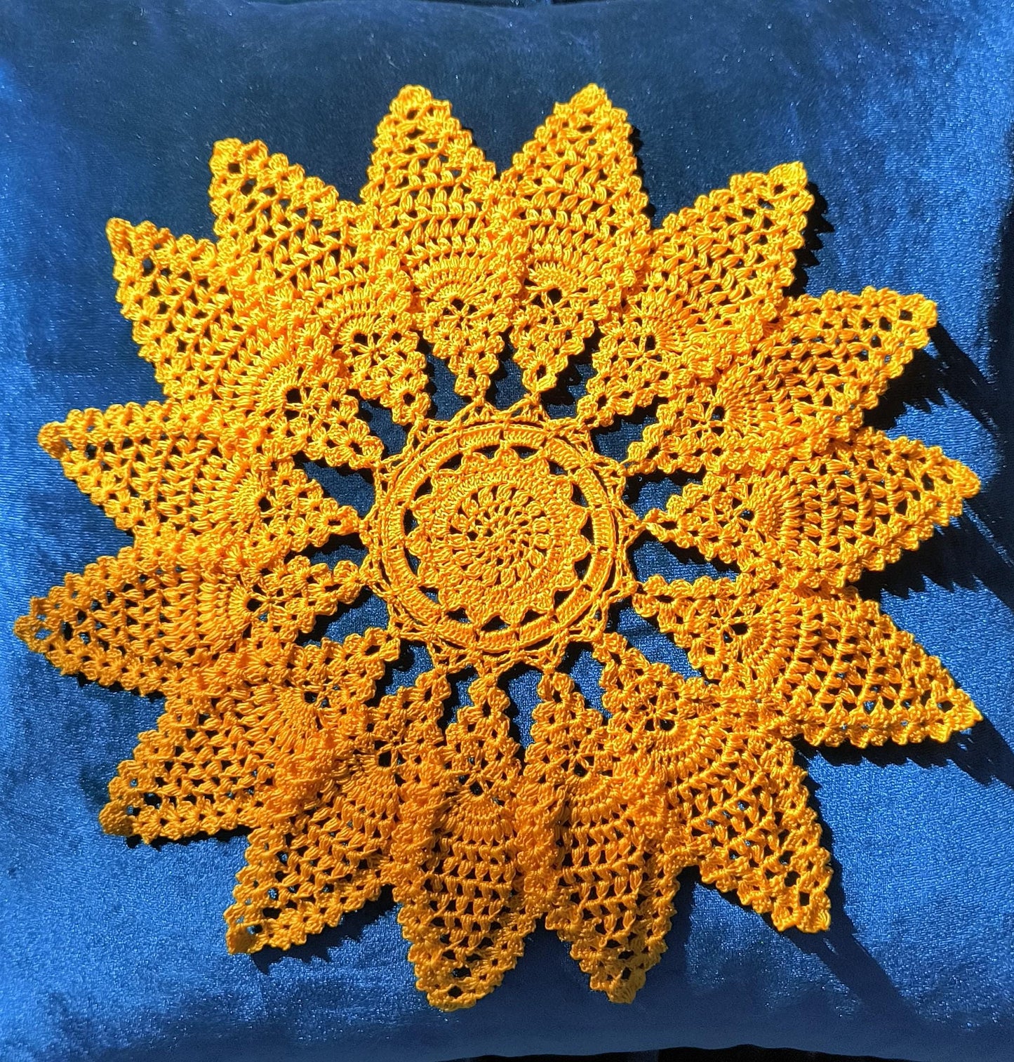 Solar Plexus Portal Mandala – Golden Sunburst Sacred Circle Crochet Pattern
