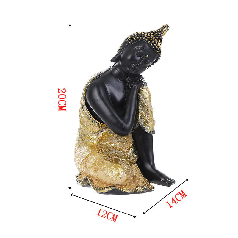 Golden Aura Meditation Buddha