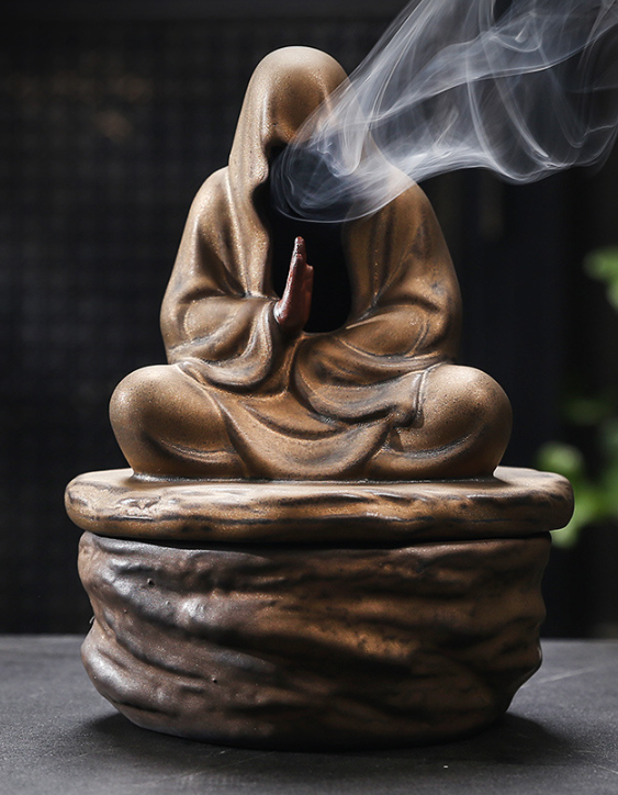 Hooded Prayer Incense Burner
