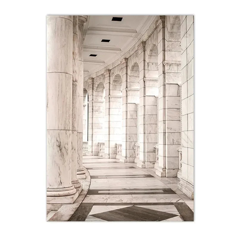 Islamic Floral Geometric Canvas Collection (Unframed)