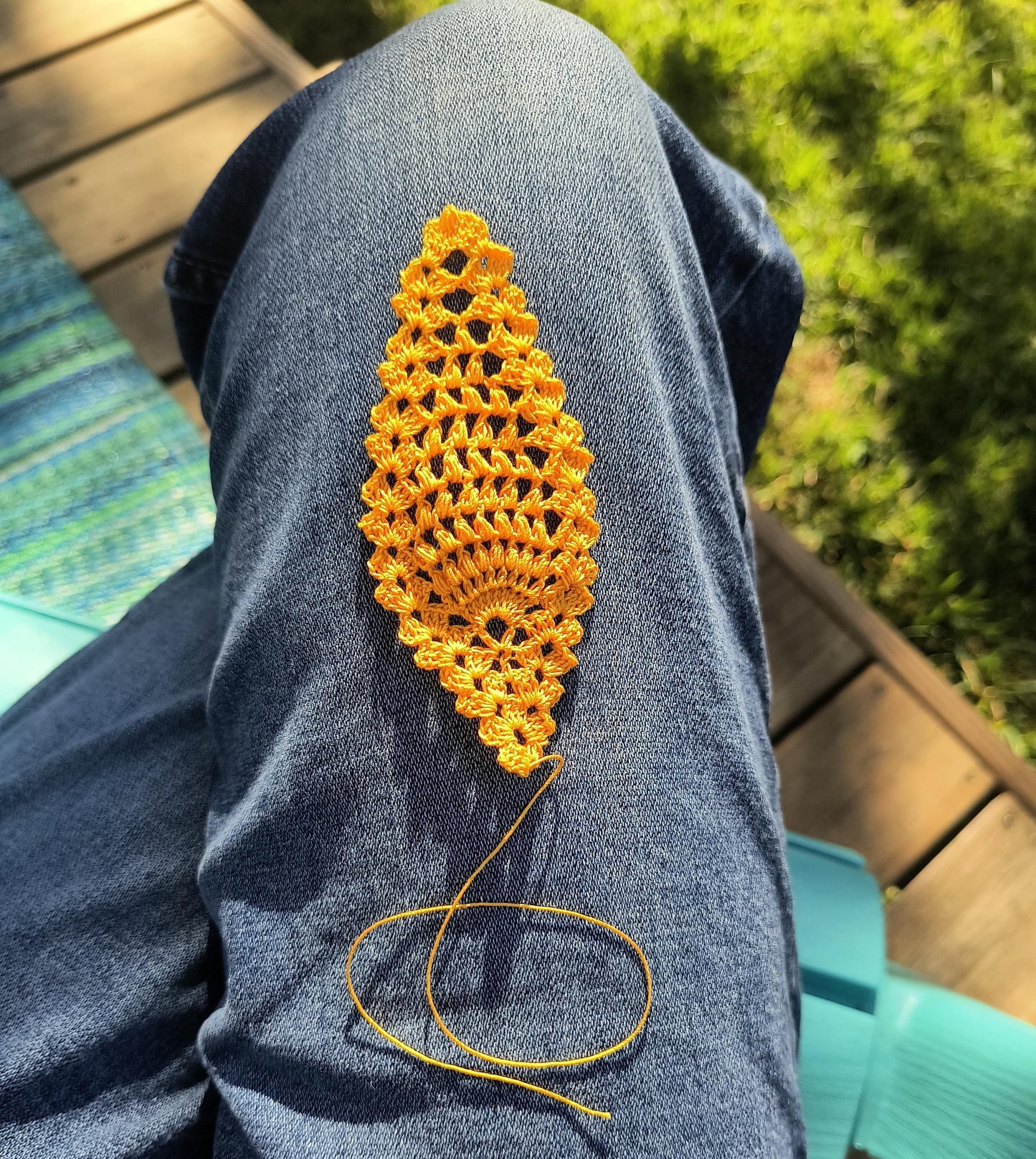 Solar Plexus Portal Mandala – Golden Sunburst Sacred Circle Crochet Pattern