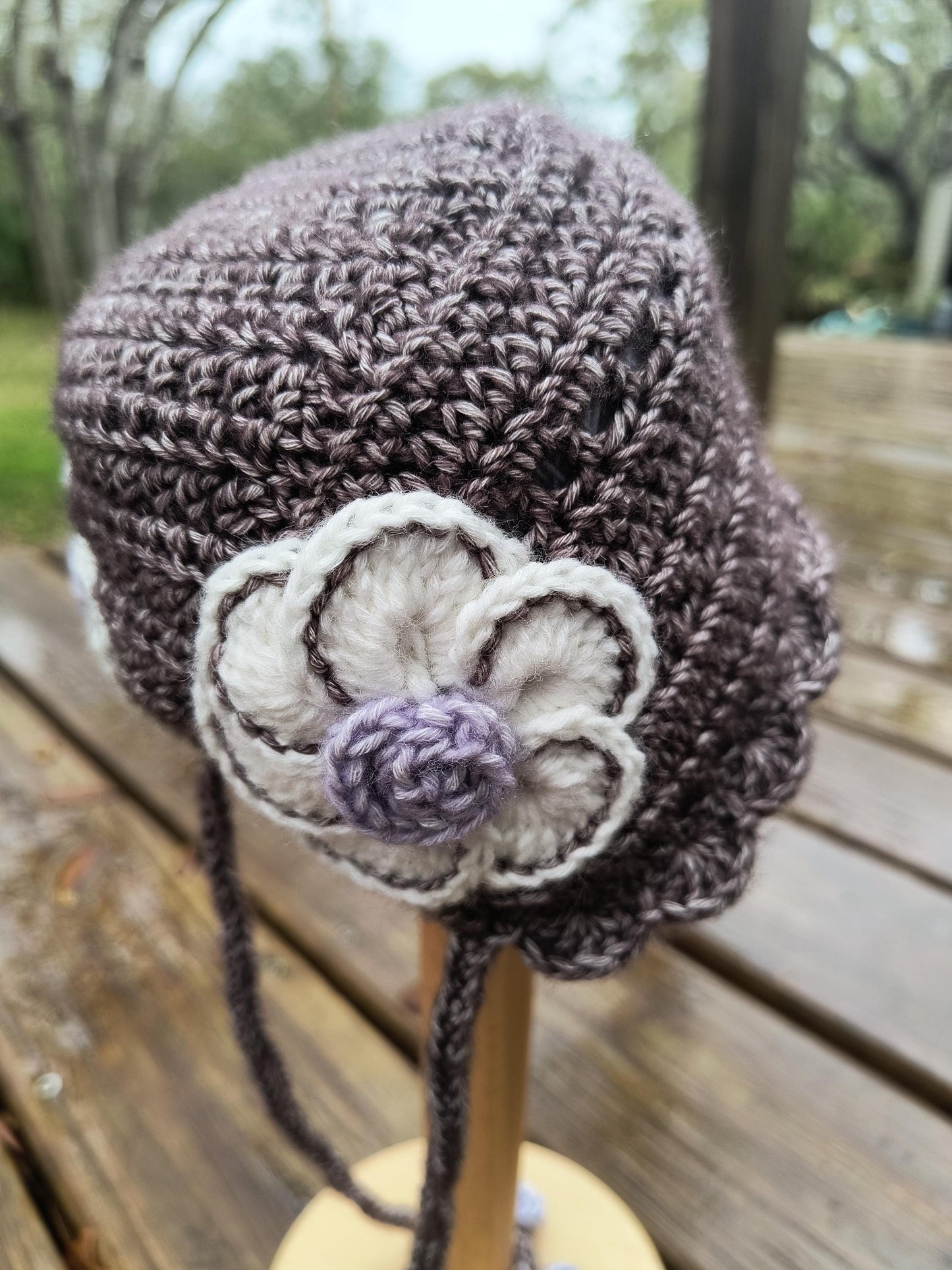Whispering Flower Pixie Bonnet