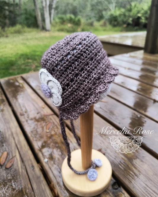 Whispering Flower Pixie Bonnet